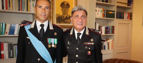 Giovanni Ruggiu assume il comando del gruppo Carabinieri di Palermo