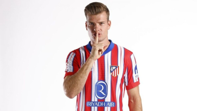 Alexander Sorloth, attaccante dell'Atletico Madrid. Foto &copy; Atletico Madrid