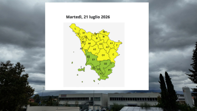 Temporali e rischio idrogeologico, codice giallo nella Toscana ... &copy; Creative Commons