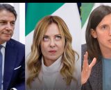 Giuseppe Conte, Giorgia Meloni ed Elly Schlein (&copy; Facebook)