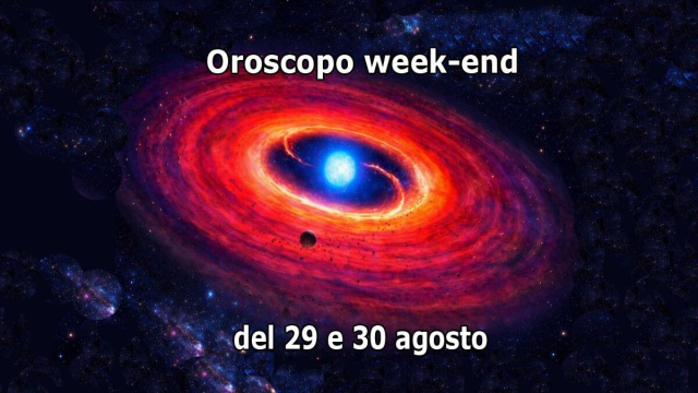Locandina per l'oroscopo del week-end del 29 e 30 agosto 2026 - &copy; Pixabay AI.