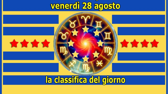 Locandina per l'oroscopo di venerd&igrave; 28 agosto 2026 - &copy; Pixabay IA.