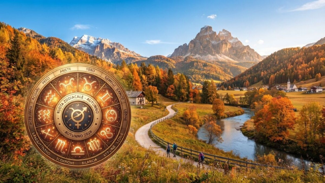 Paesaggio autunnale con quadrate oroscopo- &copy;Gemini AI