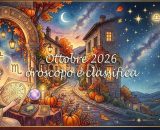 Locandina per l'oroscopo del mese di ottobre 2026 - &copy; Gemini IA.