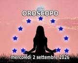 Locandina per l'oroscopo di marted&igrave; 2 settembre 2026 - &copy; Roberta Carsoli.