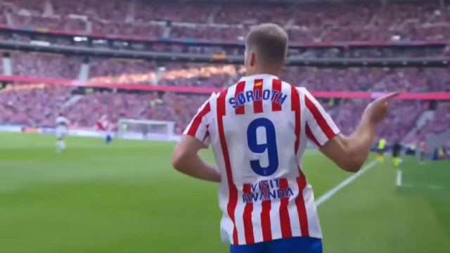 Alexander Sorloth attaccante dell'Atletico Madrid accostato alla Juventus (&copy;DAZN Italia YoutTube))