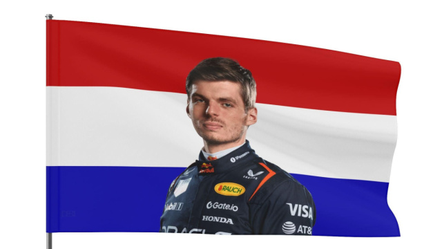 Bandiera nazionale di Max Verstappen 2025 - Etsy Italia &copy; Creative Commons