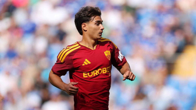 Emanuele Lulli, difensore della Roma. Foto &copy; Dazn