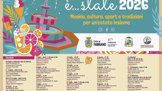 Estate a Fabriano, gli eventi - Radio Gold &copy; Creative Commons