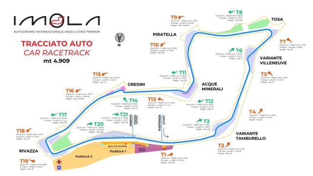 Tracciato - Autodromo Imola &copy; Creative Commons