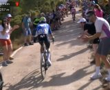 Tadej Pogacar e Enric Mas sul Puerto el Bartolo - &copy; Screenshot Eurosport