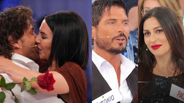 Alessio, Debora, Antonio e Paola - screenshot &copy; Uomini e Donne