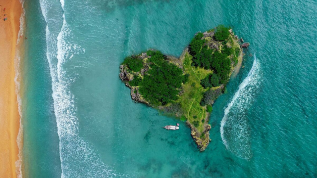 Isola a forma di cuore (&copy;pixabay.com)