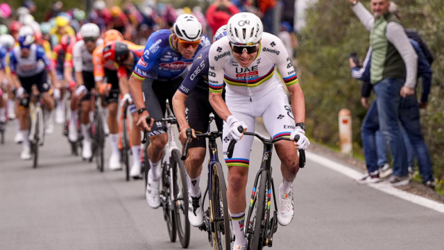 Tadej Pogačar overcomes crash to win the legendary Milano-Sanremo ... &copy; Creative Commons