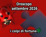 Locandina per l'oroscopo della fortuna del mese di settembre - &copy; Pixabay IA.