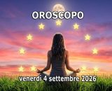 Locandina per l'oroscopo di venerd&igrave; 4 settembre 2026 - &copy; Roberta Carsoli.