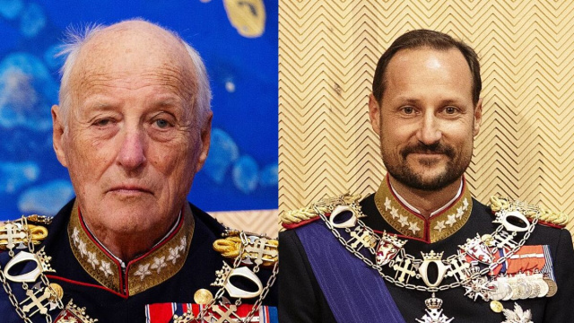 Re Harald V e re Haakon VIII di Norvegia - wikimedia commons.