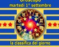 L'oroscopo con la classifica del 1° settembre: 1ﾟToro, 2ﾟAcquario, 3ﾟCapricorno