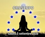 Locandina per l'oroscopo di sabato 5 settembre 2026 - &copy; Roberta Carsoli.