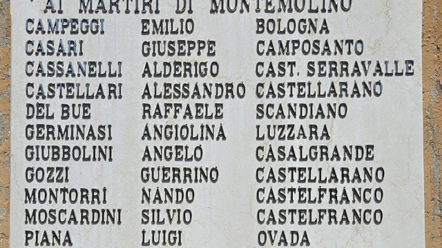 Lapide ai Martiri di Montemolino - Comune di Sassuolo (MO) - MEMO ... &copy; Creative Commons