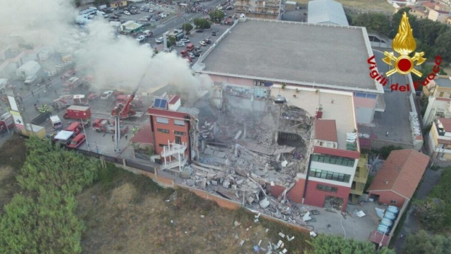 Messina: crollo di un edificio a Pistunina