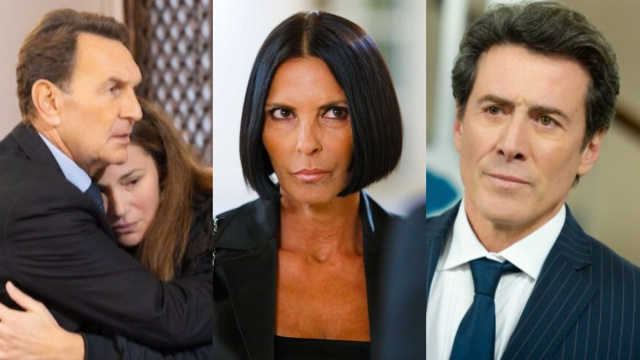 Roberto, Greta, Marina e Stefano - screenshot &copy; Un posto al sole.
