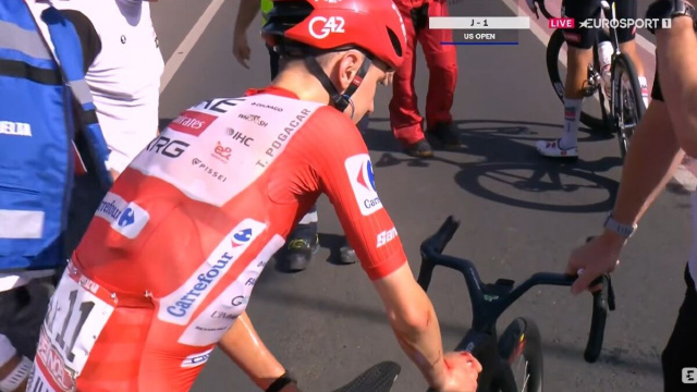 Tadej Pogacar - &copy; Screenshot Eurosport