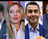 Giuseppe Conte, Giorgia Meloni, Roberto Vannacci e Antonio Tajani (&copy; Facebook)