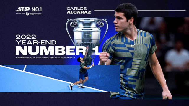 carlos-alcaraz-year-end-no-1-2022  Nitto ATP Finals  Tennis &copy; Creative Commons