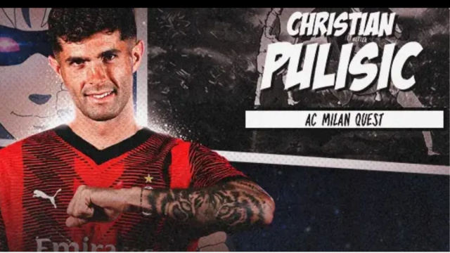 Christian Pulisic, attaccante del Milan. Foto &copy; Milan