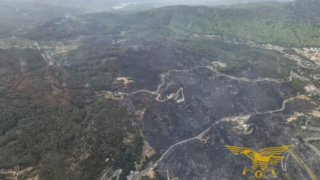 Devastazione e danni dopo l'incendio tra Arzana ed Elini: una ... &copy; Creative Commons
