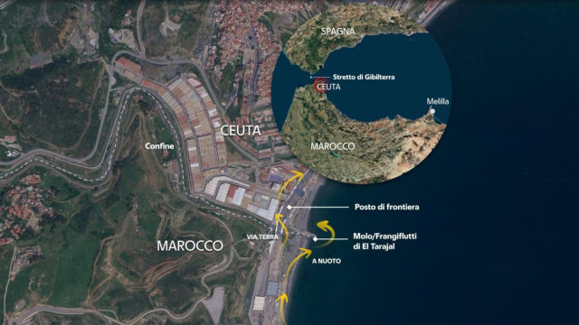 Dove si trovano e cosa sono Ceuta e Melilla, le exclave europee ... &copy; Creative Commons