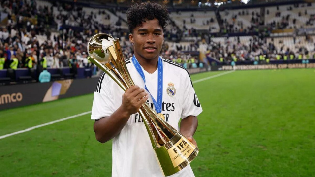 Endrick, attaccante del Real Madrid. Foto &copy; Real Madrid