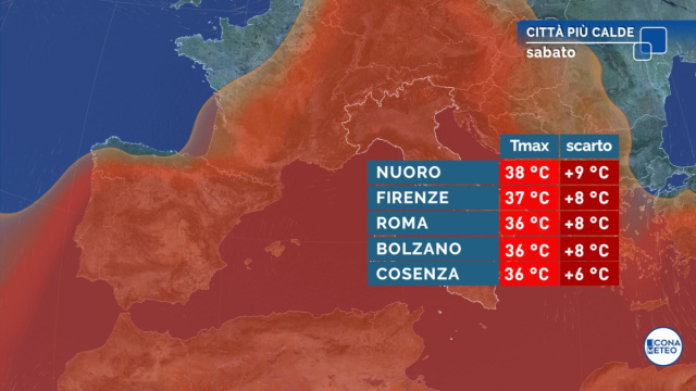 Meteo weekend: picco del caldo con temperature fino a 40&deg;C - Icona ... &copy; Creative Commons