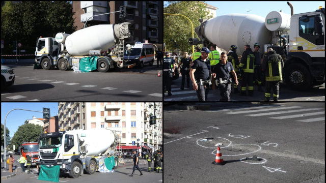 Milano, pedone di 52 anni investito e ucciso da una betoniera. Le ... &copy; Creative Commons