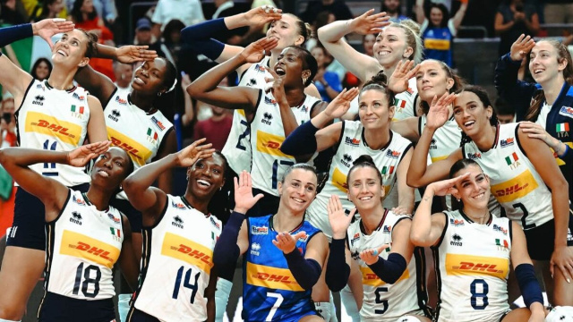 Nazionale italiana di pallavolo &copy; Pagina Facebook ufficiale della Federazione Italiana Pallavolo