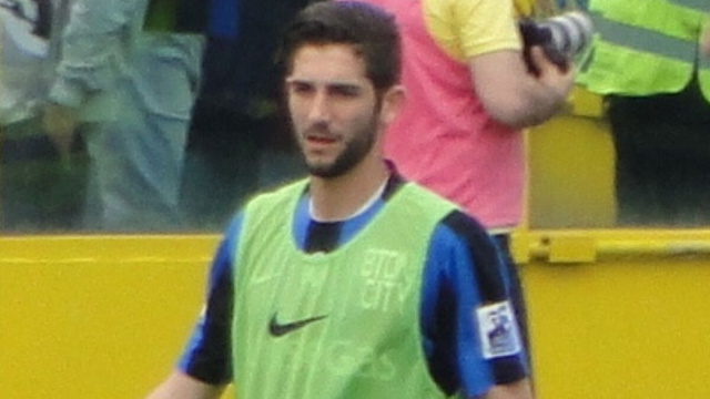Roberto Gagliardini con la maglia dell'Inter.