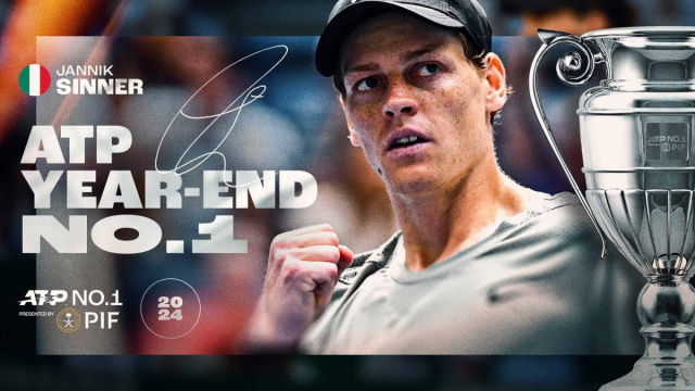 jannik-sinner-clinches-year-end-no-1-2024  Nitto ATP Finals  Tennis &copy; Creative Commons