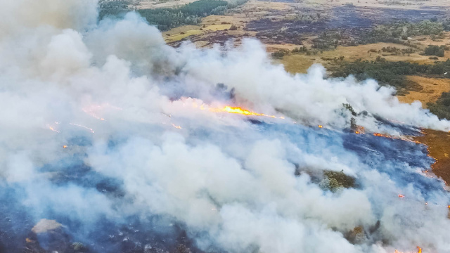 Mappa degli incendi selvaggi in primo piano: Incendio Wildcat ... &copy; Creative Commons