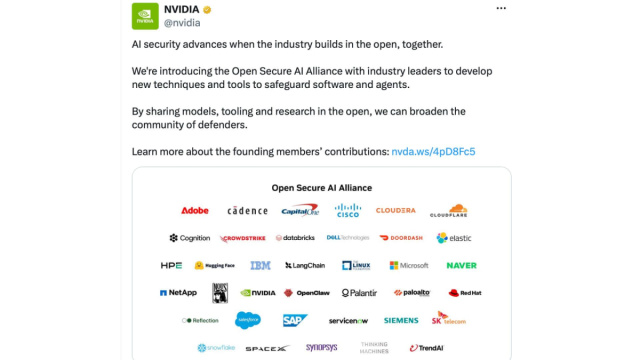 Open Secure AI Alliance, Nvidia e big tech per la sicurezza dell'Ai &copy; Creative Commons