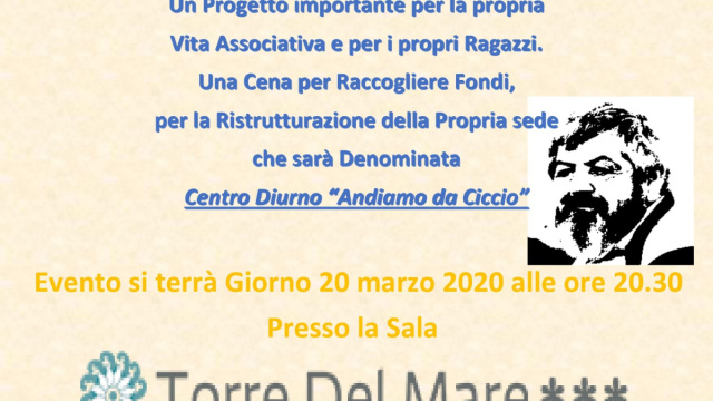 UNA CENA SOLIDALE PER RACCOGLIERE FONDI PER IL NUOVO CENTRO DIURNO ... &copy; Creative Commons