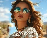 Locandina per l'oroscopo di marted&igrave; 11 agosto 2026 - &copy; Gemini IA.