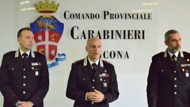 Il nuovo vertice dei Carabinieri di Ancona si presenta alla citt&agrave; ... &copy; Creative Commons