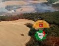 Vasto incendio a Suvereto: due elicotteri e otto squadre contro le fiamme