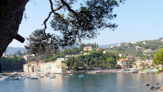 File:San Michele di Pagana (Rapallo)-panorama 2012.jpg - Wikipedia &copy; Creative Commons