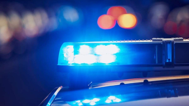 Il girofaro di una volante dei carabinieri.