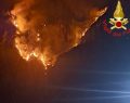 Incendio nel Pescarese: 50 ettari in fiamme ad Alanno, minacciata un'abitazione