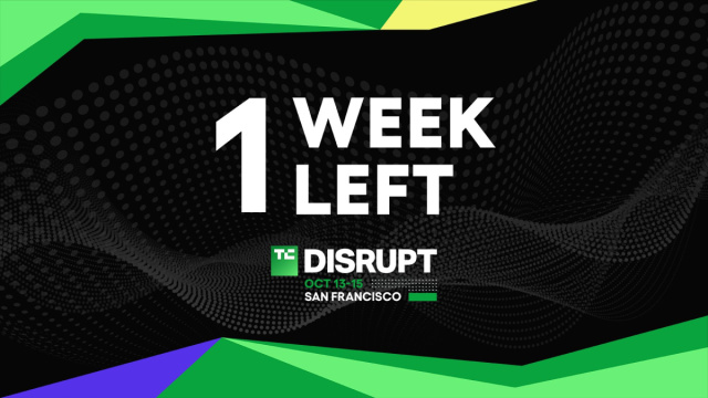 Disrupt 2026 Super Early Bird rates end in 1 week  TechCrunch &copy; Creative Commons