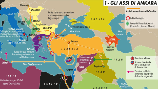 KIZILELMA, LA META DELLA MARCIA TURCA NEL GRANDE MEDITERRANEO - Limes &copy; Creative Commons