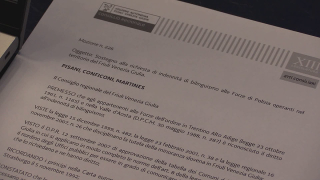 Mozione per promuovere il bilinguismo nelle forze dell'ordine &copy; Creative Commons